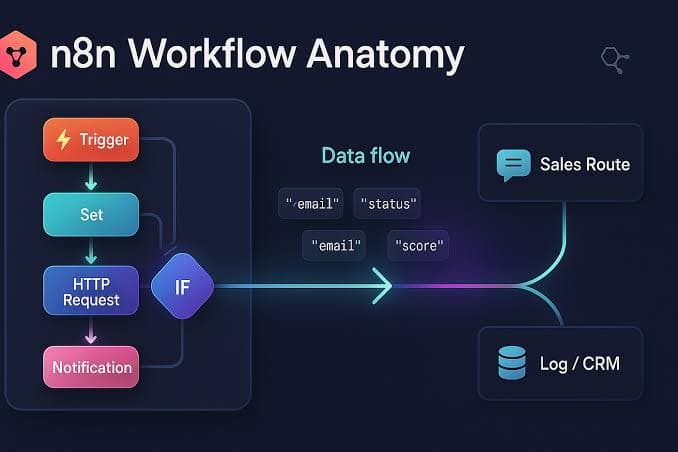“n8n AI workflow automation interface”